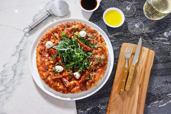 Talíř na pizzu Mikasa Chalk 32 cm porcelán MKCHPIZZA32