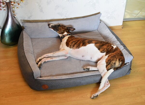 Lauren Design Pelech Rocky Orthopedic, šedý Velikost: L (97 x 86cm)