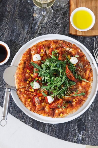 Talíř na pizzu Mikasa Chalk 32 cm porcelán MKCHPIZZA32