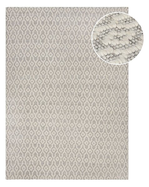 Šedo-béžový vlněný koberec Flair Rugs Dream, 120 x 170 cm