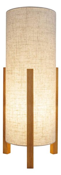 Näve Stolní lampa 3193, dřevo, lněný textil, výška 52 cm, Světlé dřevo, Obývací pokoj / jídelna, Dřevo, Skandinávský, Lampa trojnožka