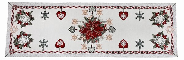 Vánoční gobelínový běhoun na stůl Chenille IT09 Barva Vícebarevná Rozměry 40x130 cm