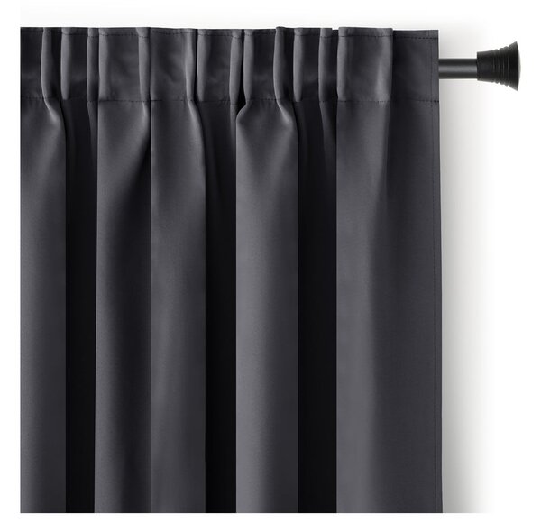 Tmavě šedý dimout závěs 140x245 cm Kierra – Restilo