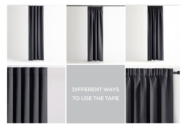 Tmavě šedý dimout závěs 140x245 cm Kierra – Restilo