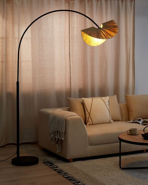 Stojací lampa HERRON Přírodní