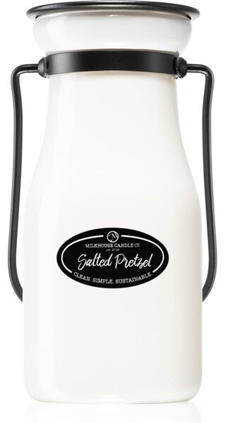 Milkhouse Candle Co. Creamery Salted Pretzel vonná svíčka Milkbottle 227 g
