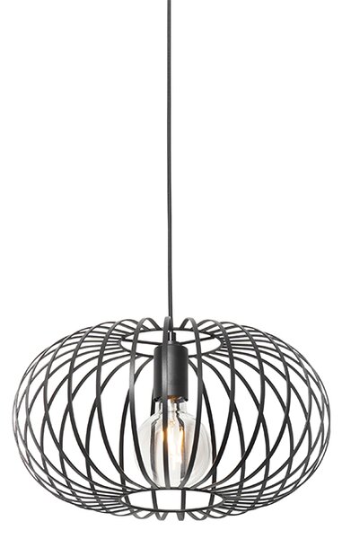 Designová závěsná lampa černá - Johanna