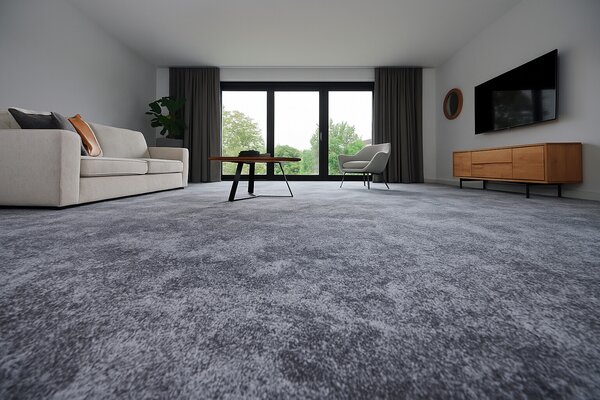 Spoltex, AKCE: 170x210 cm Metrážový koberec Milano 95 šedý, šíře, šedá, filc, dětský pokoj