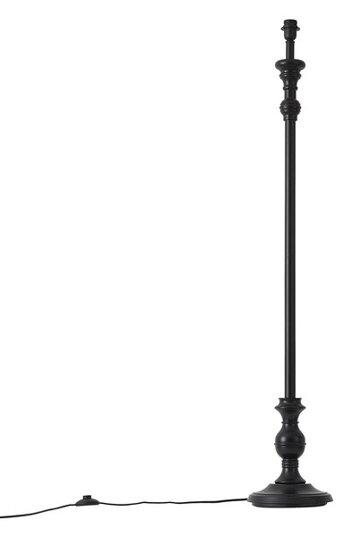 Klasická stojací lampa černá bez stínidla - Classico