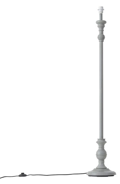 Klasická stojací lampa šedá bez stínidla - Classico