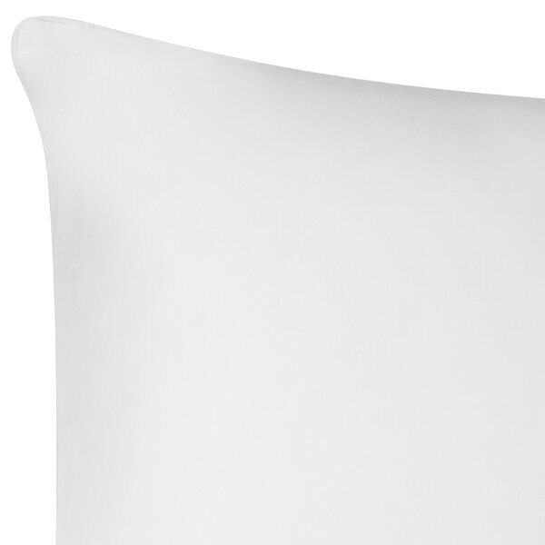 Sada 2 polštářů TRIGLAV Nízká Polyester 80 x 80 cm Bílá
