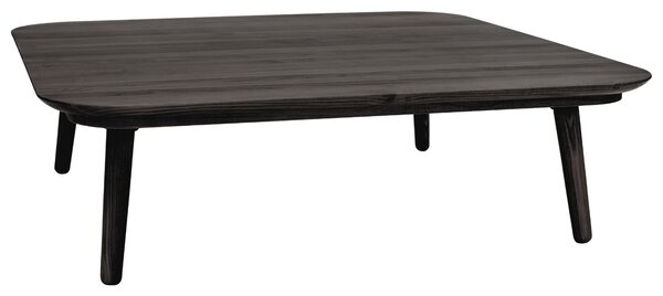 Tmavě šedý dřevěný konferenční stolek RAGABA CONTRAST TETRA 110 x 110 cm