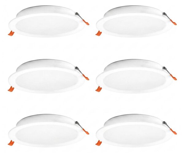 Osram - SADA 6x LED Podhledové svítidlo ESSENTIAL LED/18W/230V pr. 22 cm bílá