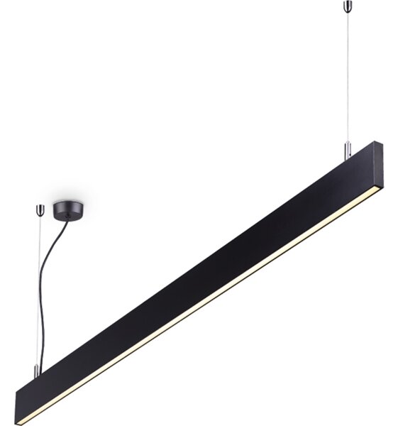 Ideal Lux - LED Lustr na lanku LINUS LED/32W/230V 3000K CRI 90 120 cm černá