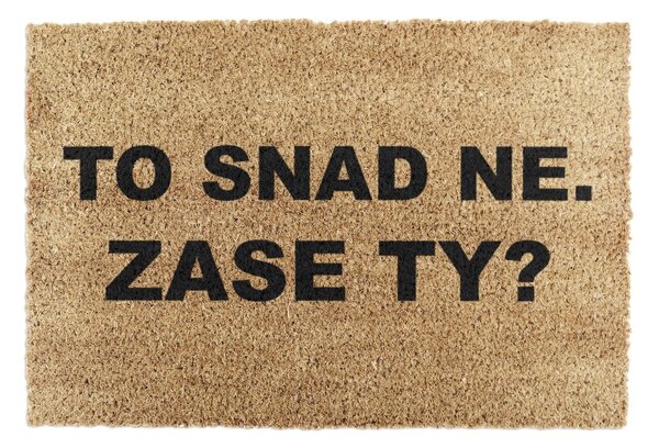 Rohožka z kokosového vlákna 40x60 cm Zase Ty? – Artsy Doormats