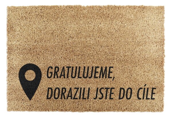 Rohožka z kokosového vlákna 40x60 cm Pin – Artsy Doormats