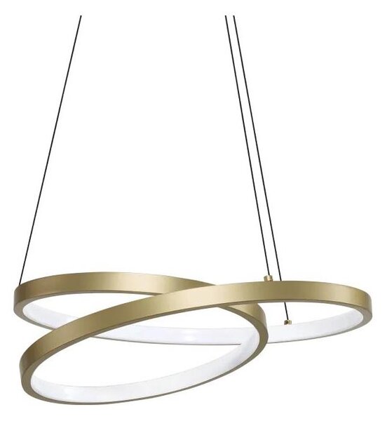 Ideal Lux - LED Lustr na lanku OZ LED/38W/230V pr. 40 cm CRI 90 zlatá