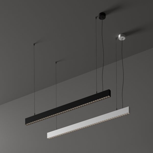 Ideal Lux - LED Lustr na lanku OFFICE LED/30W/230V 4000K CRI 90 bílá