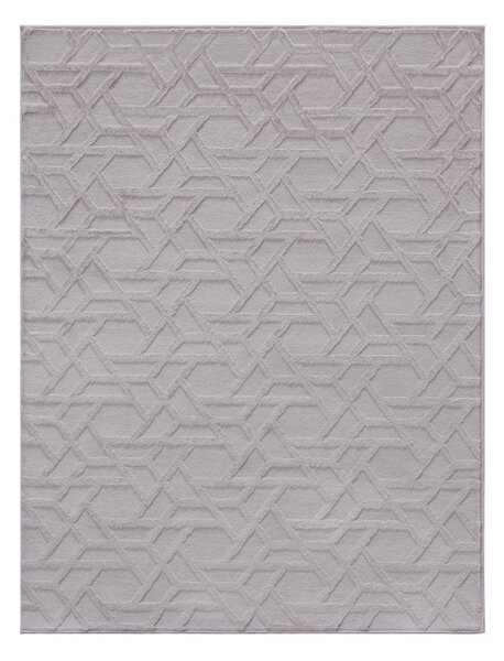 Koberec JACQUARD stříbrný