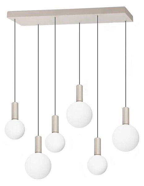 Ideal Lux - LED Lustr na lanku ODEON LED/39W/230V CRI 90 béžová/bílá