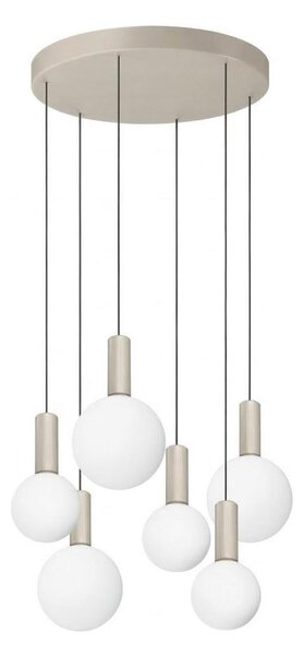 Ideal Lux - LED Lustr na lanku ODEON LED/39W/230V CRI 90 pr. 57 cm béžová/bílá