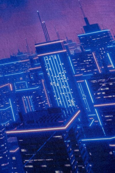 Koberec FLAT BEAUTY Neon city