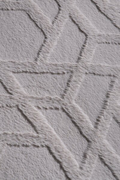 Koberec JACQUARD stříbrný