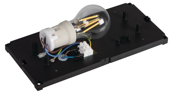 Kanlux 45816 - Venkovní nástěnné svítidlo LERTO 1xE27/15W/230V IP54 černá