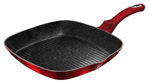 Pánev grilovací s mramorovým povrchem 28 cm Burgundy Metallic Line