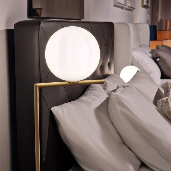 -25 % Dny MOMENTI– Miotto Skleněná stojací lampa Emelia 125 cm