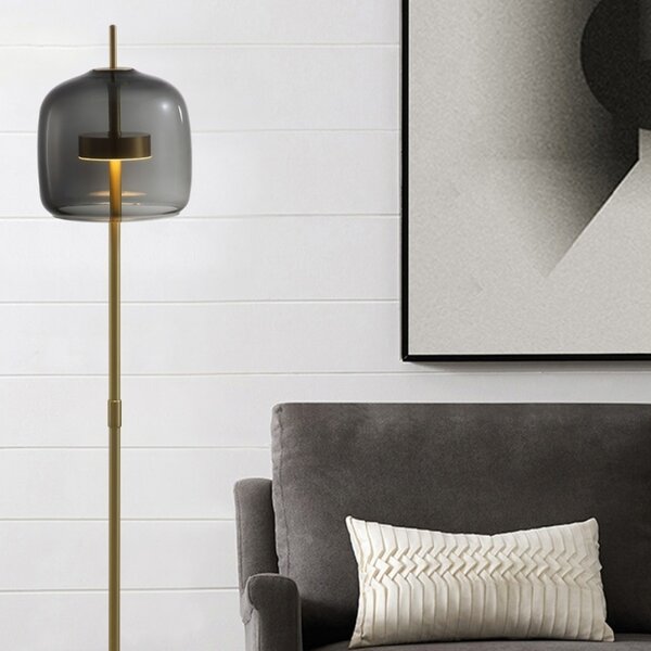 -25 % Dny MOMENTI– Miotto Skleněná stojací LED lampa Ardolia 152 cm