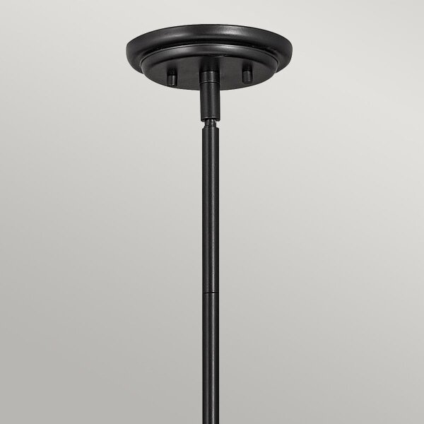 Quintiesse QN-SOMERSET-P-O-BK - Lustr na tyči SOMERSET 1xE27/60W/230V černá