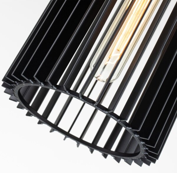 Quintiesse QN-LINARA-P-BK - Lustr na tyči LINARA 1xE27/60W/230V černá/zlatá