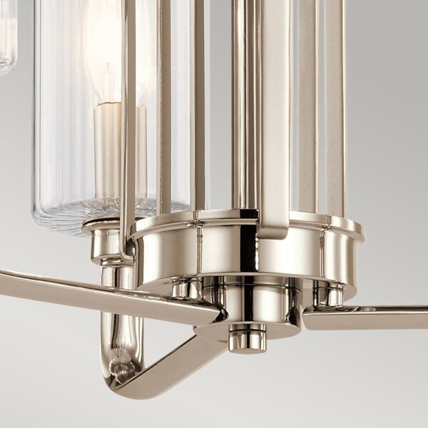 Quintiesse QN-KIMROSE3-PN - Lustr na tyči KIMROSE 3xE14/40W/230V lesklý chrom