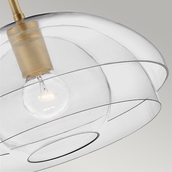 Quintiesse QN-LOTUS-P-HBR - Lustr na tyči LOTUS 1xE27/60W/230V zlatá