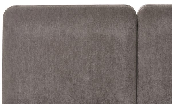 Postel s úložným prostorem Žinylka ARBOIS 140 x 200 cm Taupe