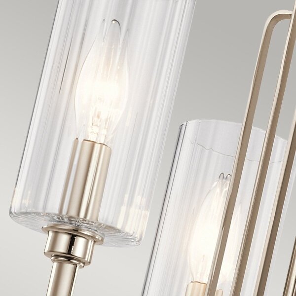 Quintiesse QN-KIMROSE3-PN - Lustr na tyči KIMROSE 3xE14/40W/230V lesklý chrom