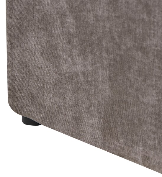 Postel s úložným prostorem Žinylka ARBOIS 140 x 200 cm Taupe
