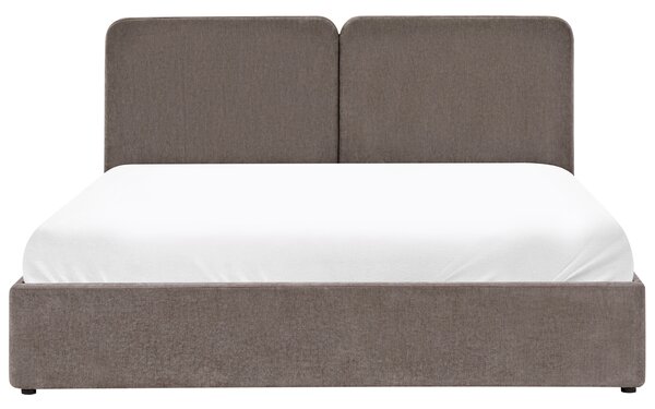 Postel s úložným prostorem Žinylka ARBOIS 180 x 200 cm Taupe