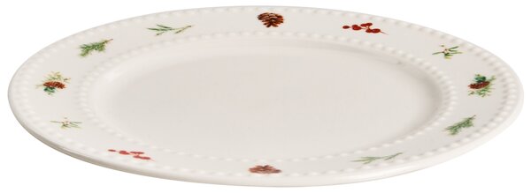 Sada 16 kusů nádobí MARJORAM Porcelán Bílá