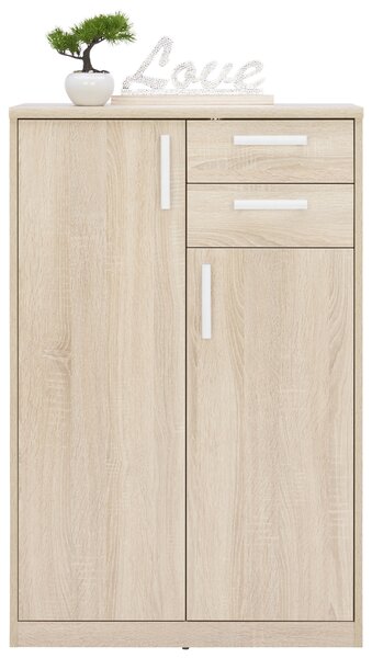 KOMODA, Sonoma dub, 72/110/36 cm Xora - Široké komody