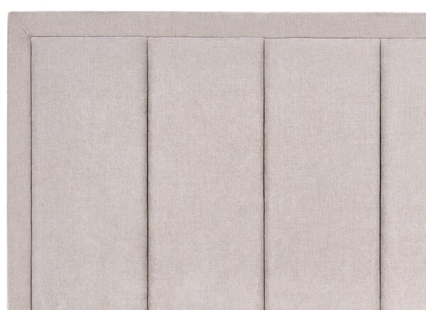 Postel s úložným prostorem QUIBERON Žinylka Taupe 140 x 200 cm
