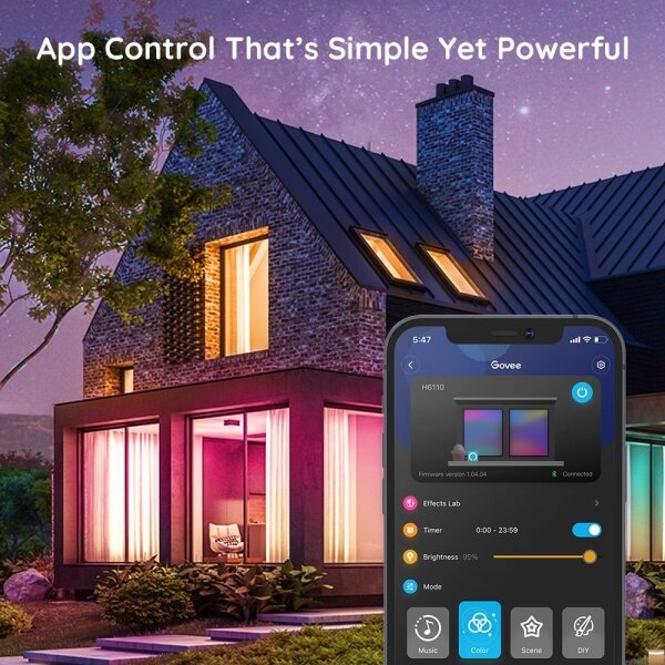 Govee - LED RGB Stmívatelný pásek SMART LED/36W/24V 10m Wi-Fi
