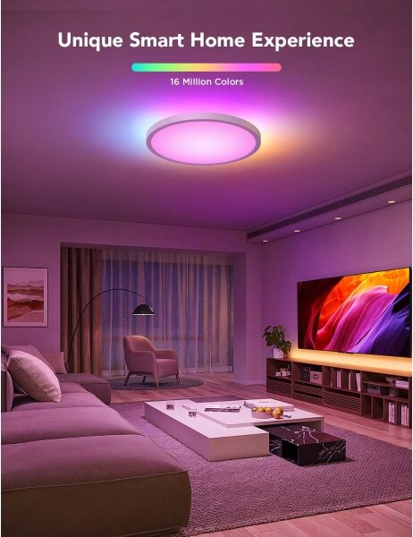 Govee - LED RGBICWW Stmív. stropní svítidlo LED/29W/230V pr. 30cm Matter Wi-Fi