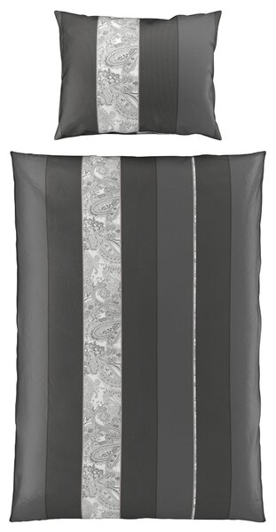 POVLEČENÍ, satén, antracitová, 140/200 cm Dieter Knoll - Povlečení