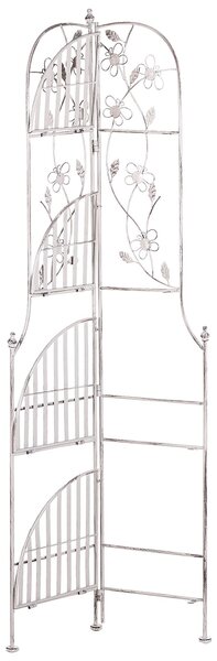 Rohový regál BIELLA Kov 158 cm 35 cm Bílá