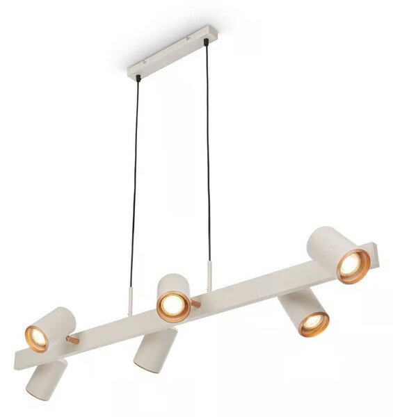 Briloner 4058064 - Lustr na lanku ERA 6xGU10/10W/230V krémová