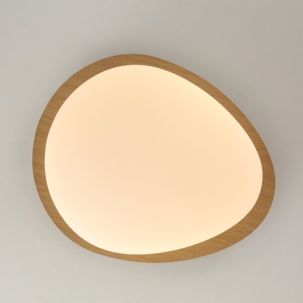 Brilagi - LED Stropní svítidlo VISBY WOOD LED/18W/230V pr. 38 cm hnědá