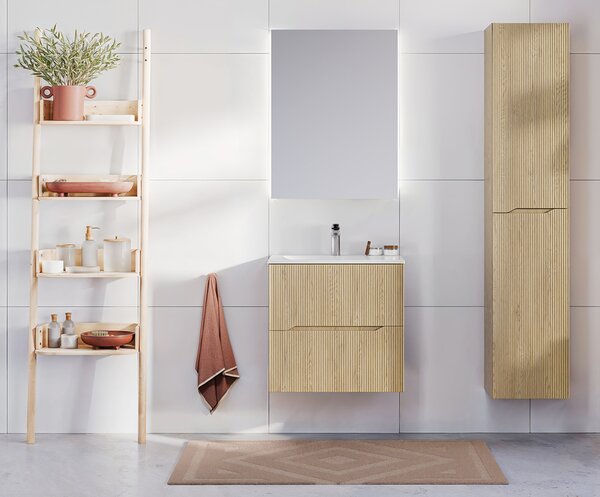 Koupelnová vysoká skříňka NORDIC CREMONA 80cm