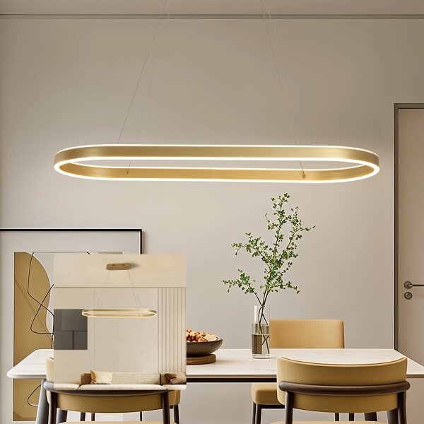 Brilagi - LED Lustr na lanku PONDIE LED/44W/230V 80x30 cm zlatá